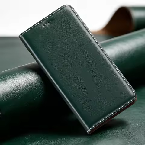 Luxury genuine leather Babylon flip case for Asus Rog Phone 9 8 7 6 5 S D FE Ultimate Pro Flip magne