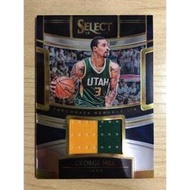 芊爸 select 18-19 GEORGE HILL 球衣卡 nba 球員卡 爵士 溜馬