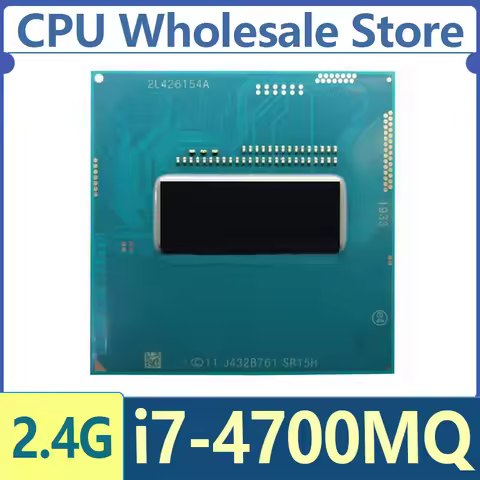 Intel Core i7-4700MQ SR15H i7 4700MQ 2.4 GHz Used Quad-Core Eight-Thread CPU 6M 47W Socket G3 / rPGA