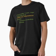 Sudo Logic - Retro Linux Terminal Error 401 Design Baju t-shirt Hadiah Lucu untuk Pembangun Perisian