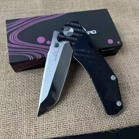 New Product REN Folding Knife ZDP189 Blade 440 Steel+G10 Handle High-hardness Wilderness Survival Su