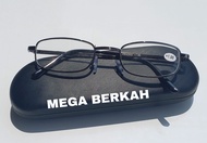 COD Kacamata Baca Plus Lensa KACA Frame TITANIUM Lensa Standart Optik Terbaru Cocok Untuk Pria Dan Wanita Kacamata Baca Rabun Dekat Super Fokus Kacamata Baca Autofokus Lensa KACA/BELING Lebih Jernih Dan Anti Baret