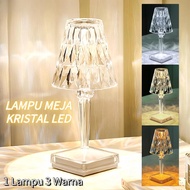 ✨Harga Special✨Toko Halo Lampu Meja Kristal LED /Lampu Emergency Bateria 1200ma bisa nyala 12jam / L