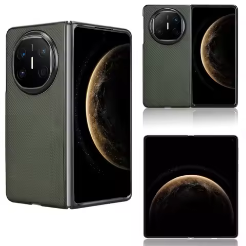 For Huawei Mate X6 Cover Luxury Carbon Fiber Skin-friendly ShockProof Case for Huawei Mate X6 Protec