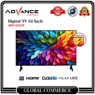 Advance TV LED Digital 32 Inch HD Televisi Panel LG ADV-3202T