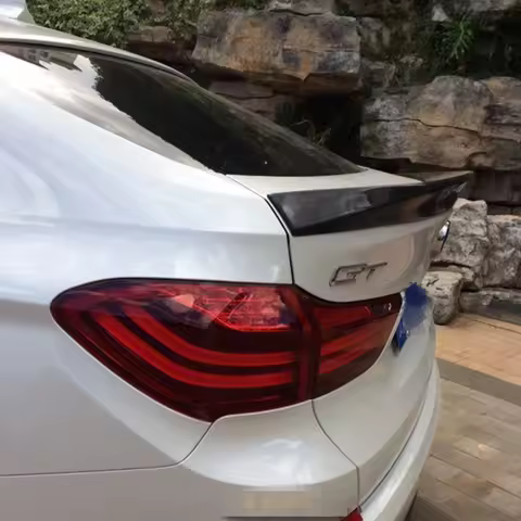 For BMW 5 Series GT F07 Spoiler 2014 2015-2017 Spoiler AC Style Sport Body Kit Accessories Real Carb