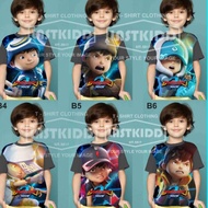 Really great&gt; BOBOIBOY Children's T-Shirt 3D Cartoon SERIES / GALAXY 3D / BOBOIBOY T-Shirt / Children