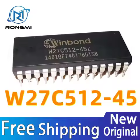 5pcs/lot W27C512-45 W27C512-45Z W27E512-12 27C512 DIP-28 In Stock