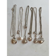 Japanese akoya si chain necklace