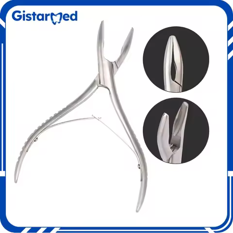 1 Pcs Dental Orthodontic Curved Bone Rongeur Dental Rongeur Forcep Dental Plier Dentist Surgery Inst