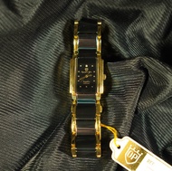 OP olym pianus sapphire นาฬิกาข้อมือผู้หญิง รุ่น  58024L-202  ขอบทอง (ของแท้ประกันศูนย์ 1 ปี ) NATEETONG