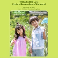 1080P Cute Kids Instant Camera 12MP Digital Childeren Print with 2.4-inch IPS Screen 16X Zoom Filter