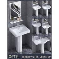 Small Apartment Wash Basin Standing Pedestal Basin Wei Floor-Standing Xi Integrated Wash Basin2Frees