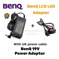 Replacement 19V Power adapter BenQ LCD LED MONITOR screen for EW2480 EW2750 EW2440L VW2245 EW277HDR 