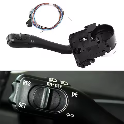 Cruise Control Stalk Switch Car Headlight Fog Light Switch for VW Golf 4 Jetta Bora MK4 Passat B5 18