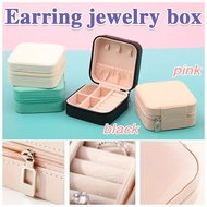 Travel Jewelry Box Compact Organizer for Women's Earrings Jewellery Box Jewellery Organizer