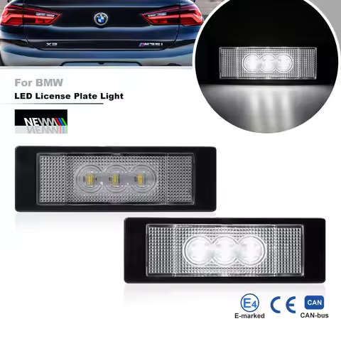 2x Canbus LED Number License Plate Light For BMW F39 X2 F97 X3 M G02 X4 F98 X4 M E85 E86 E89 Z4 i3 R