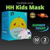 Masker Duckbill Anak 3 Ply Murah Disposable Mask
