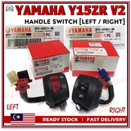 YAMAHA Y15ZR V2 - 100% Original Left / Right Handle Switch / Handle Switch Kiri / Kanan - [2PV-H3973