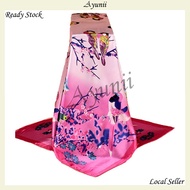 🔥Ready Stock🔥 Ayunii Tudung Hijab Bawal Satin Scarf 90cm x 90cm (P366, P367, P368, P369, P370, P371)