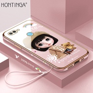 Hontinga เคสโทรศัพท์มือถือ เคสออปโป้ ลายการ์ตูน สำหรับOPPO F9 Realme 2 Pro U1