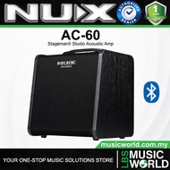 NUX AC-60 Stageman II 60 Watts Acoustic Guitar Amp with Bluetooth Amplifier (AC60 AC 60)