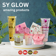 SY GLOW PRODUCTS l 24k GOLD LOTION l SPF 80 LOTION l 24K soap l glass skin soap l sy glow rejuv faci