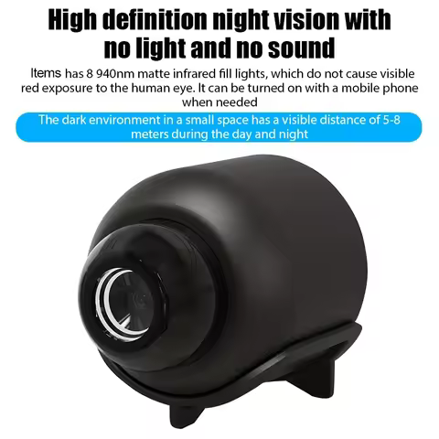 New Mini Camera 2024 X5 Intelligent 2.4G WiFi Mini Camera Home Indoor Night Vision Safety Protection