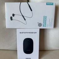 三星 無線滑鼠 全新未開封 Samsung Bluetooth mouse slim + 送埋藍牙無線耳筒 全新...