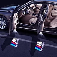 2/4pcs Car HD Door Welcome Light Led Projector Lamp BMW series door concierge laser projector welcom