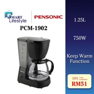 Pensonic Coffee Maker (1.25L) 750W PCM-1902 / 900W PCM-1903 / Morgan (1.25L/600W) MCM-ND10C