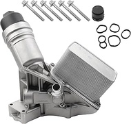 Dasbecan 11428583895 Aluminum Oil Cooler Filter Housing Assembly Compatible with BMW 340i 440i 540d 