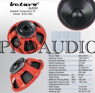 Speaker Betavo B18 V400 Original B18V400 B 18V400 18 Inch Original