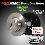 AIRONE Perodua Axia Front OE Sport Brake Disc Rotor Racing (234mm) (2 Pieces)