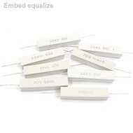 20W cement resistor 1R/2/2.2/2.5/3/4/5/8/10/30/33/200 ohm 470 ohm ceramic resistor