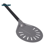 Turning Pizza Peel with 8 inch Aluminum Round Pizza Paddle, 23.6 inch Overall, Outdoor Pizza Oven Ac