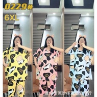 Baju Tidur Celana Pendek LD 120 Piyama Wanita Jumbo Besar Impor Cewek HTS