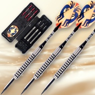 CUESOUL 25g Tungsten Steel Tip Dart Set 95% Tungsten Darts with black dart case