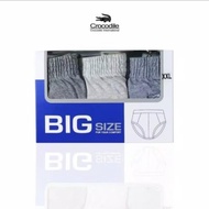 Men's Briefs Crocodile SIZEBIG 240BS - XXL-XXXL - 3pcs