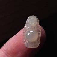 冰種翡翠佛公彌勒佛項鍊 | 天然緬甸玉翡翠A貨 | 送禮