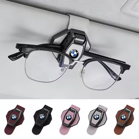 Car headrests, magnetic leather eyeglass holders, ticket holders, etc For BMW E39 E46 E90 E36 E60 E3