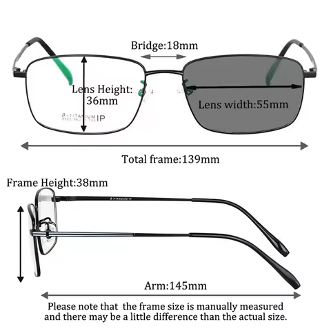 SHINU Titanium Glasses Men Photogrey Multifocal Reading Glasses Presbyopic Glasses Man Titanium Eyeg