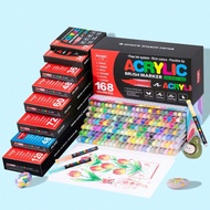 1 Box Of GN8101 Direct Liquid Acrylic Markers, 3 Generations, Large Ink Output, Uniform Color, Stack