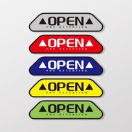 【SunBrother】OPEN/3M反光車貼