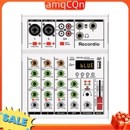 -A4 Professional Portable Digital Dj Console with USB Mixer Border Live Singing 4 Channel Audio Mixe