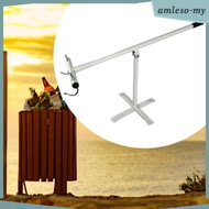 [AmlesoMY] Manual Trash Compactor Touchless Trash Bin Compactor for 120-660L Wheel Bins Outdoor Dust