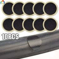 10Pcs Portable Mountain Bike Tyre Repair Pad Bicycle Glue-free Tire Patch Inner Tube Pad Adhesive Quick Drying Bike Accessories