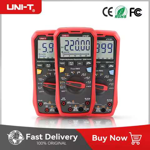UNI T UT61B+ UT61E+ UT61D+ Plus Smart Professional Digital Multimeter Tester Unit True RMS Auto Rang