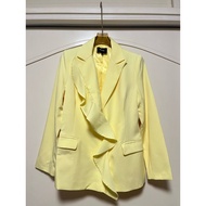 Pomelo brand Z.S Yellow Blazer Suit Fully Lined Very Stylish Beautiful Good Condition Front Chest 38