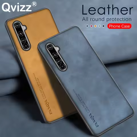 for Oppo Realme X50 Pro 5G Phone Case Luxury Leather Soft Silicone Edges Shockproof Cover RealmeX50P